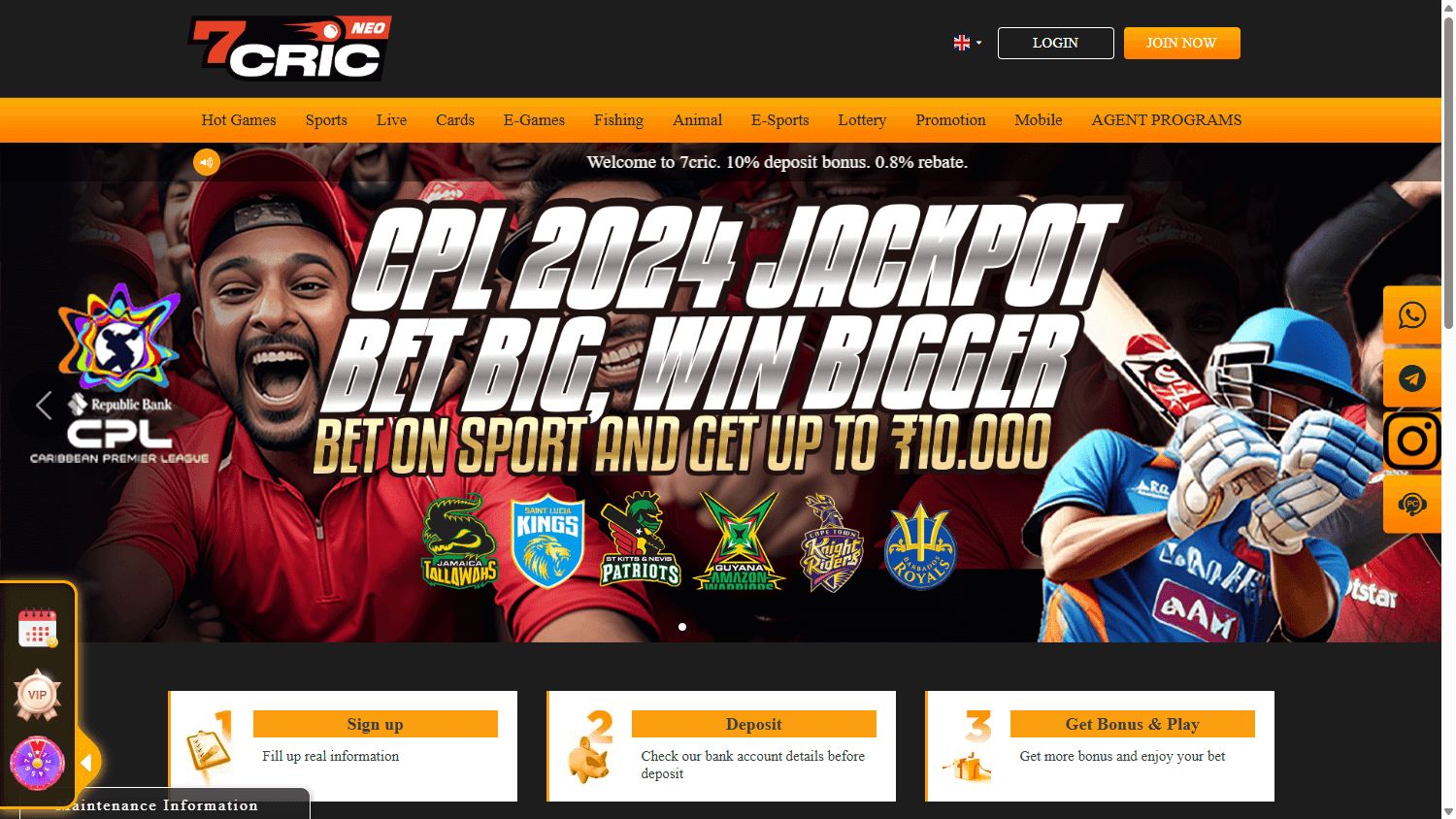 7cric Casino