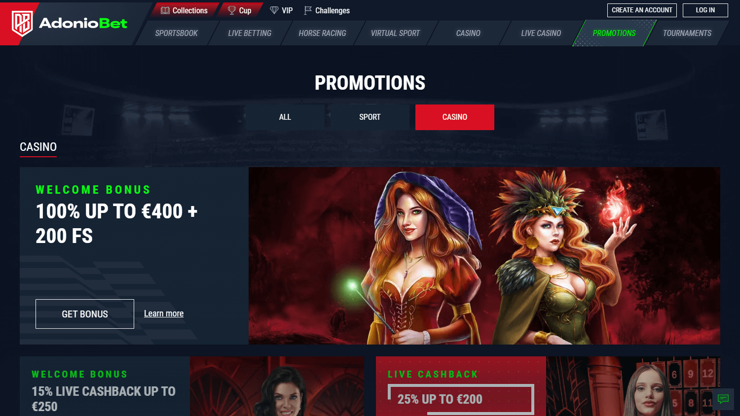 Adoniobet Casino