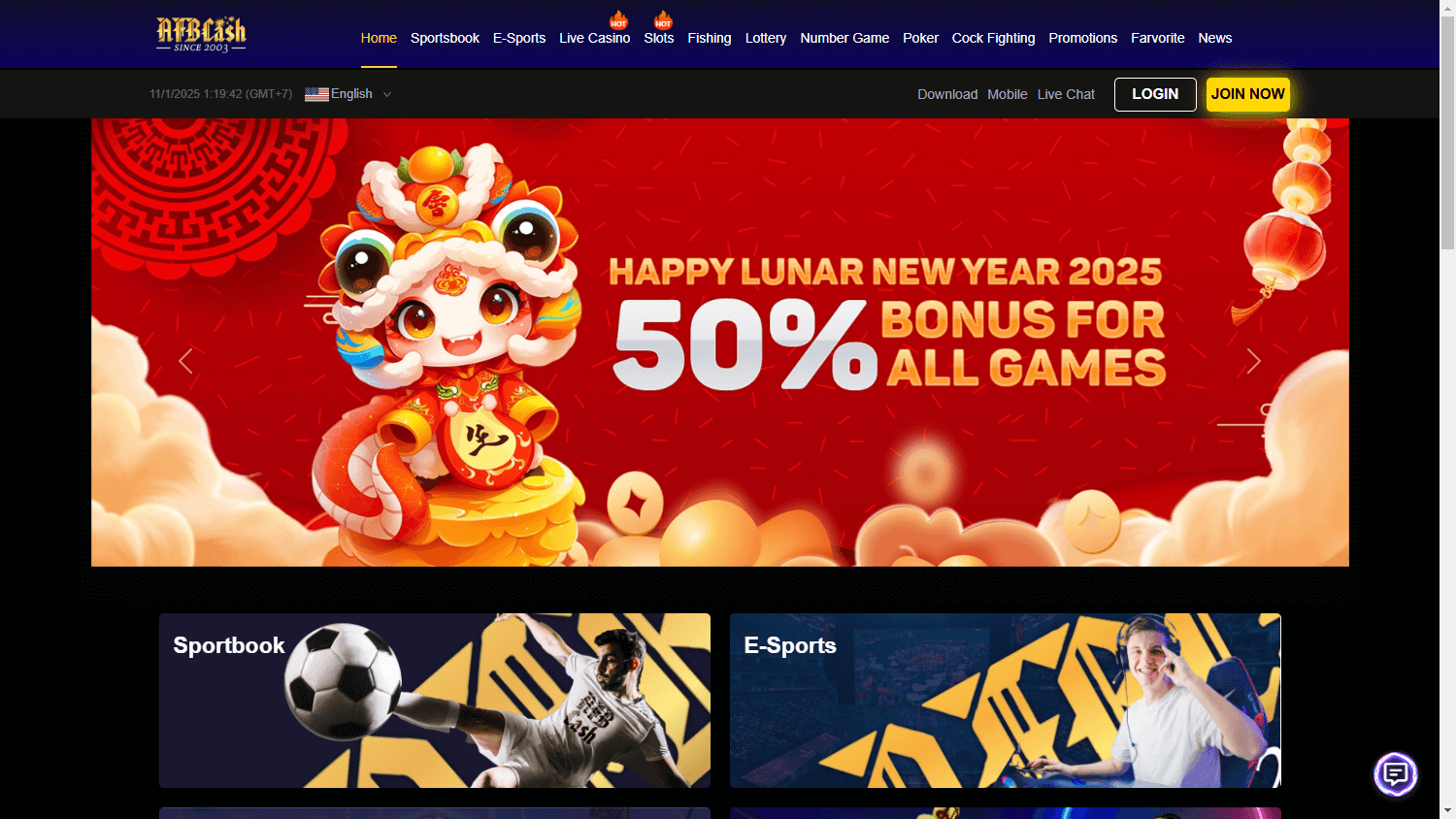 AFBCash Casino
