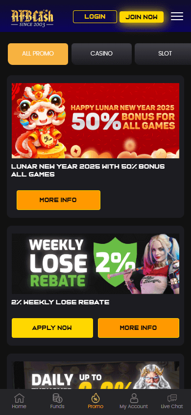 AFBCash Casino