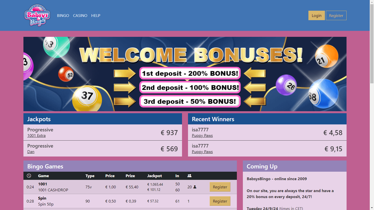 BabsysBingo Casino