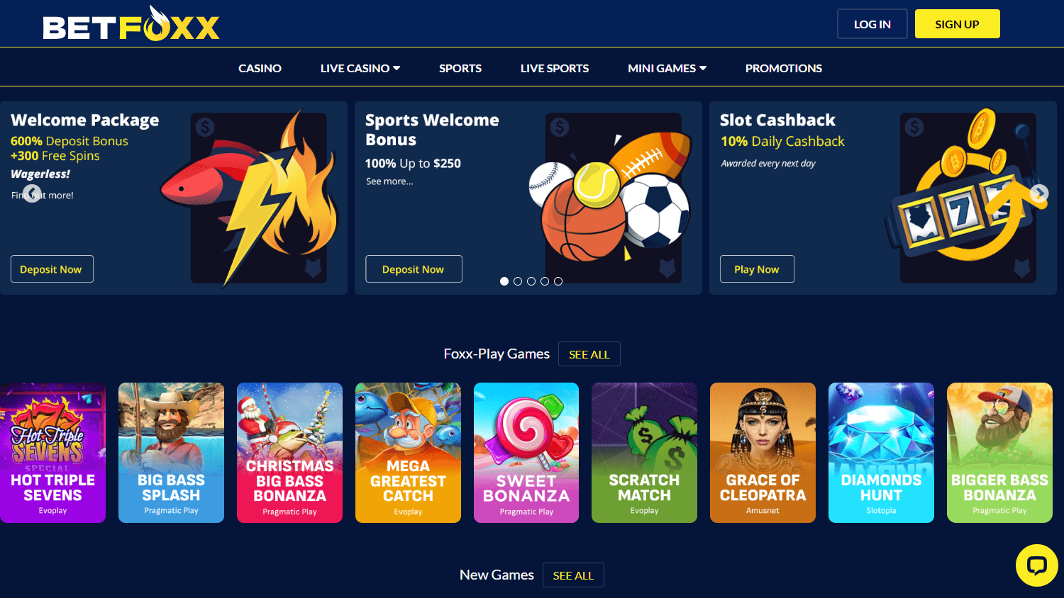 BetFoxx Casino