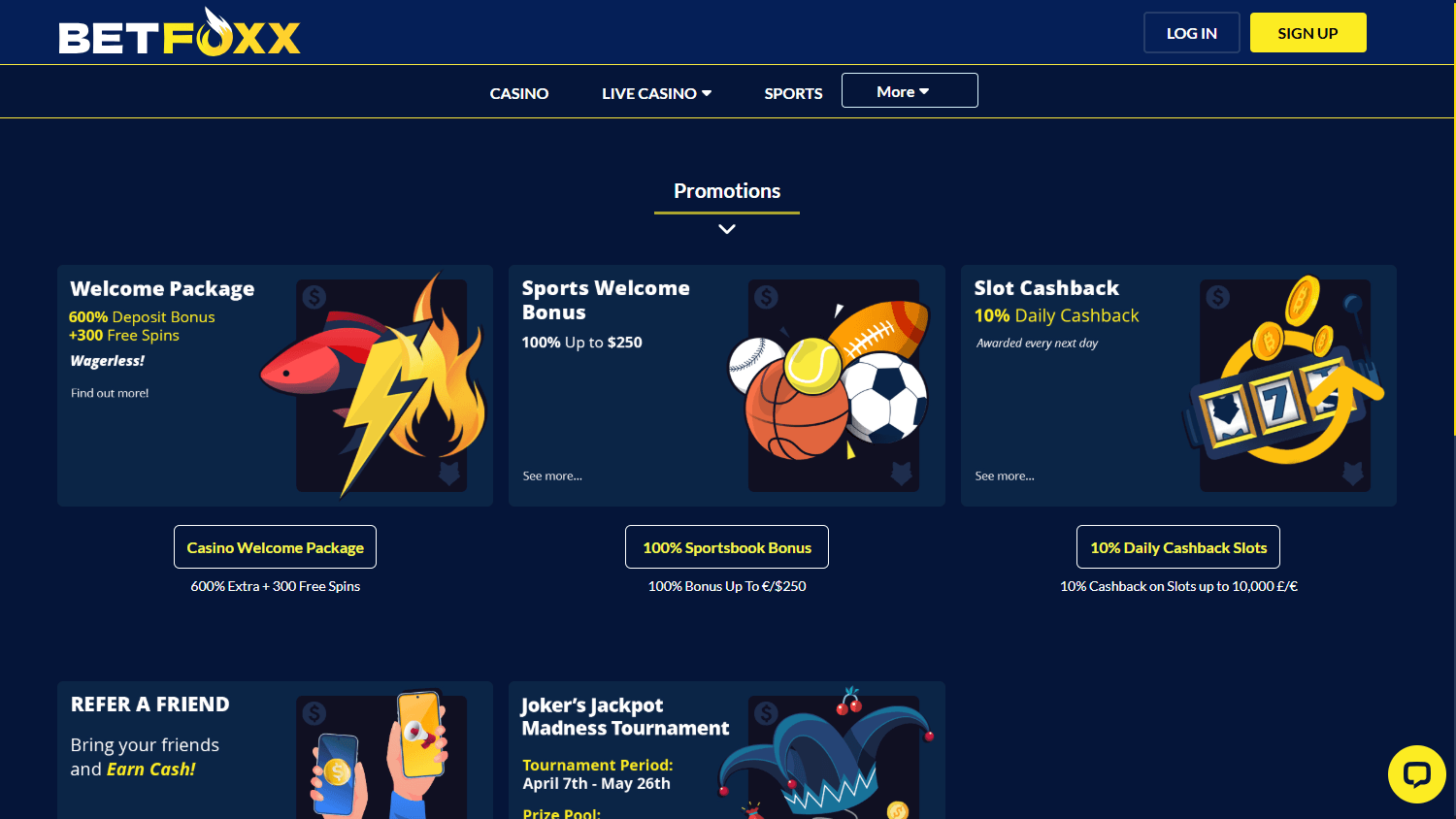 BetFoxx Casino