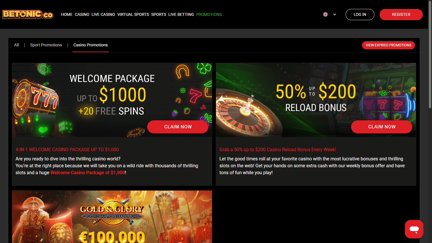 Betonic Casino