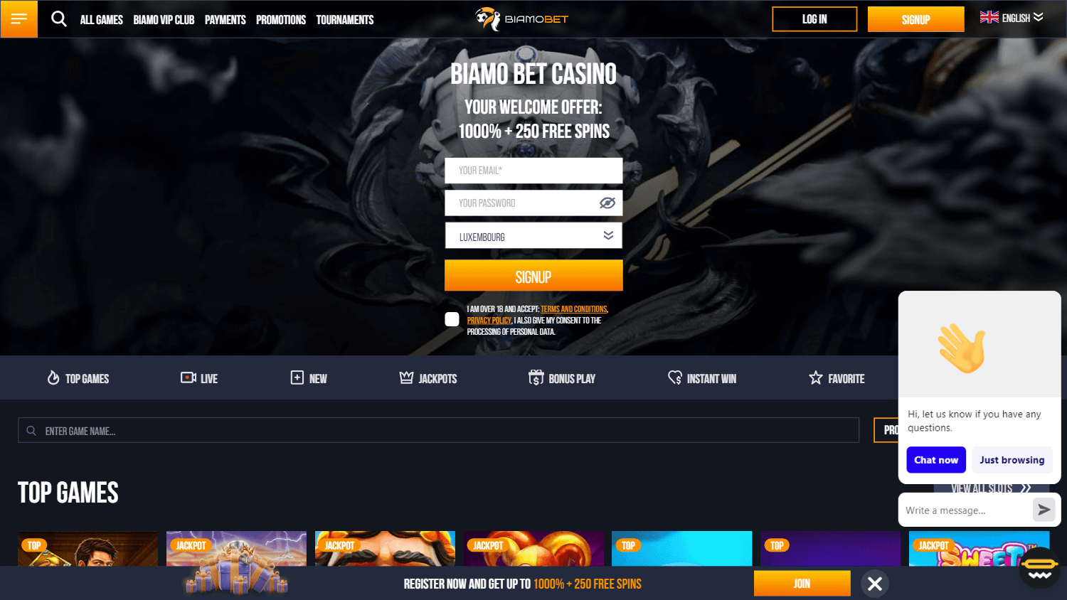 BiamoBet Casino