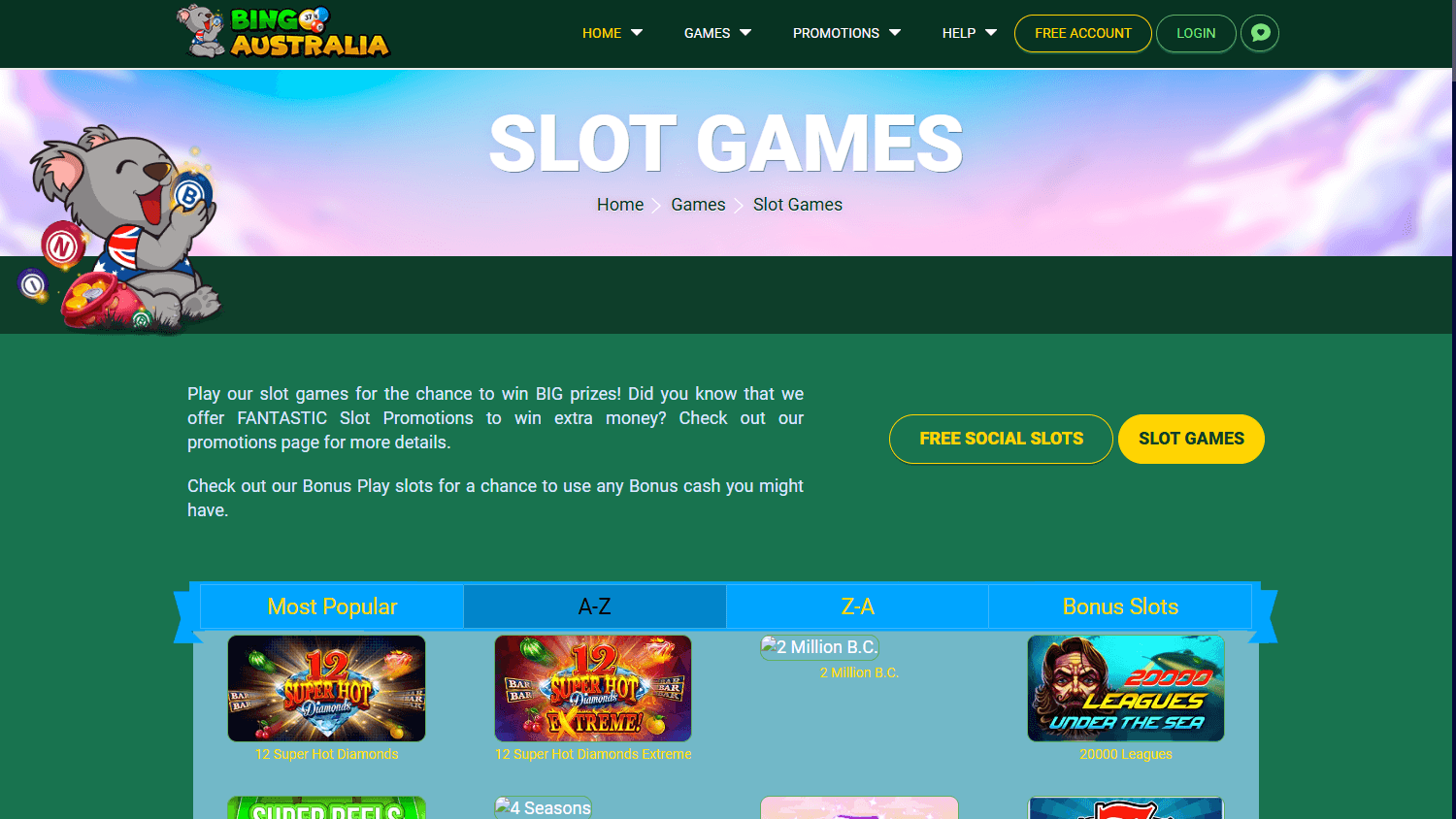 Bingo Australia Casino