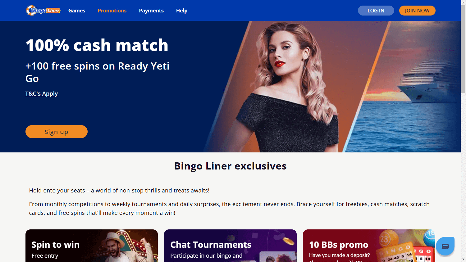 Bingo Liner Casino