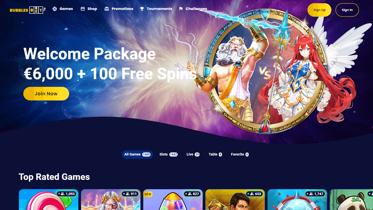 Bubbles Bet Casino