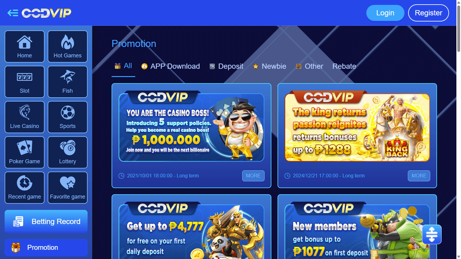 CODVIP Casino