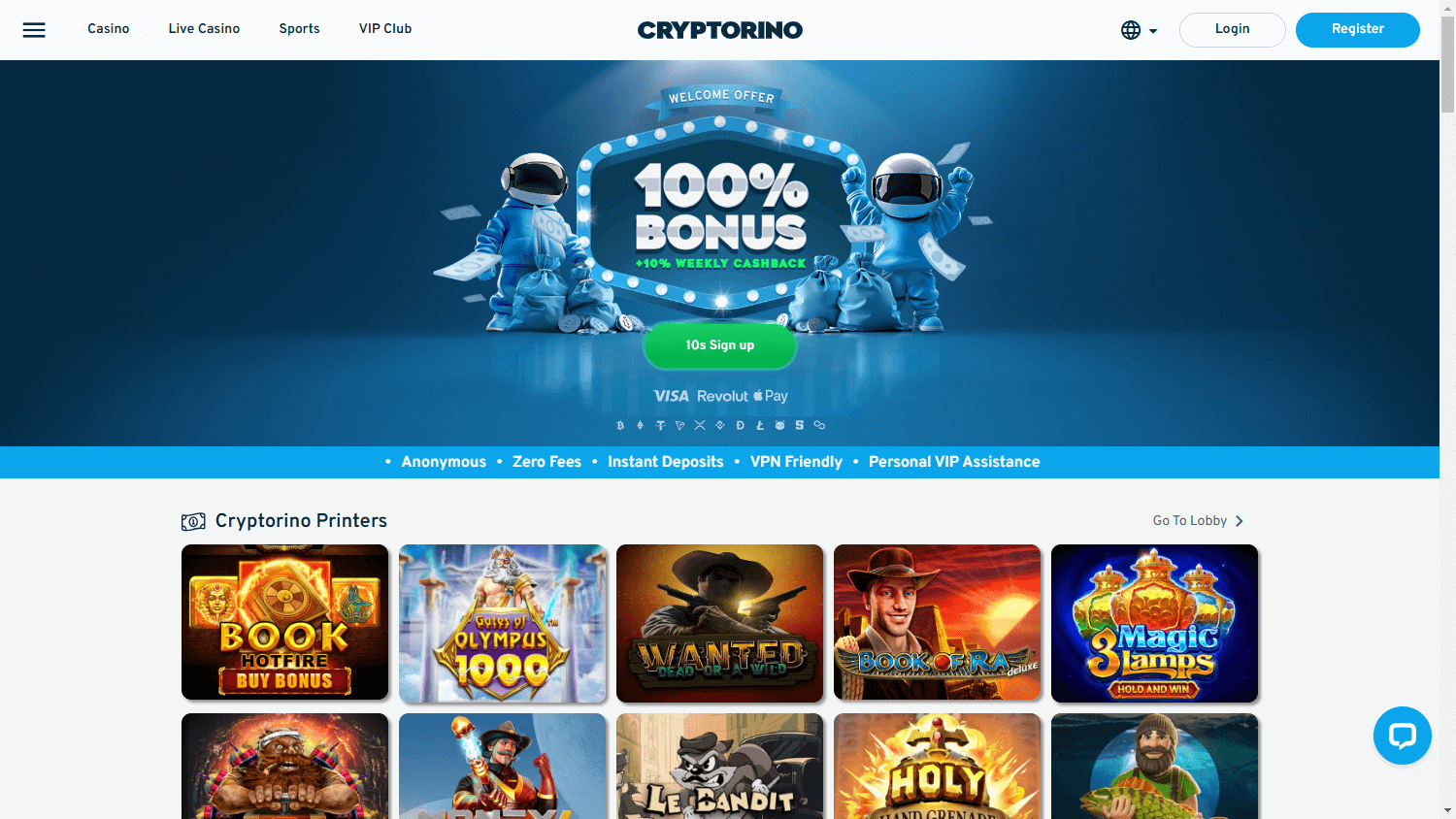 Cryptorino.io Casino