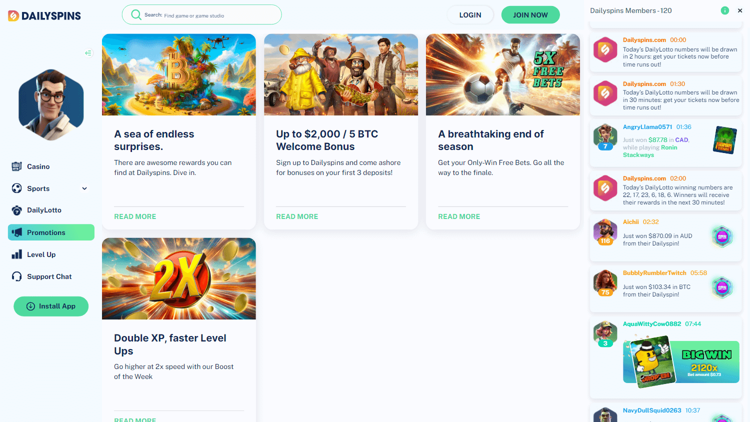 Dailyspins Casino