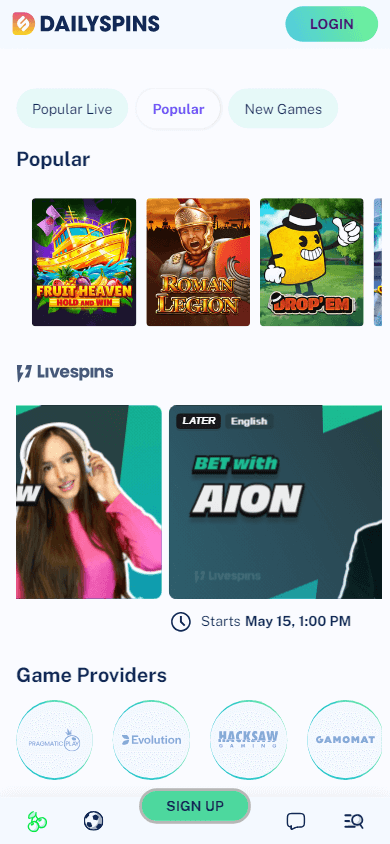 Dailyspins Casino