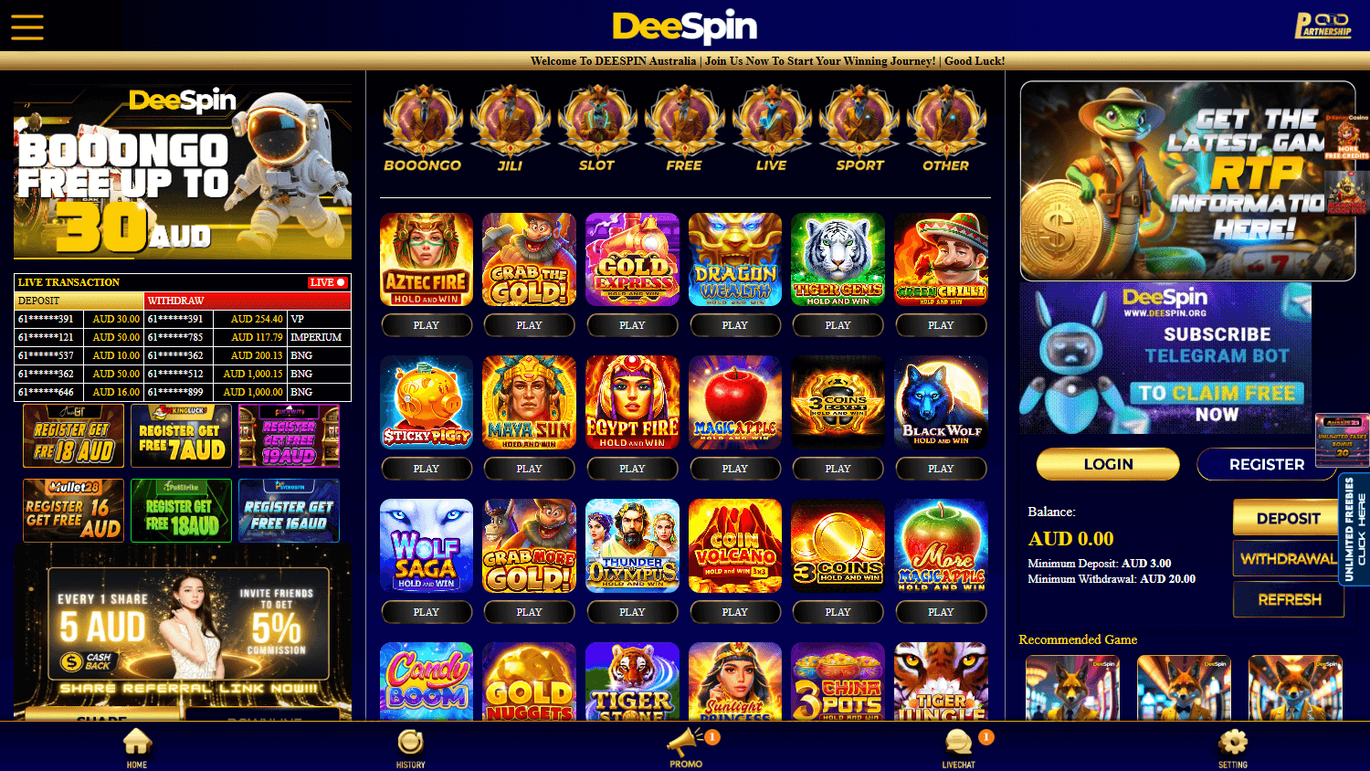 DeeSpin Casino