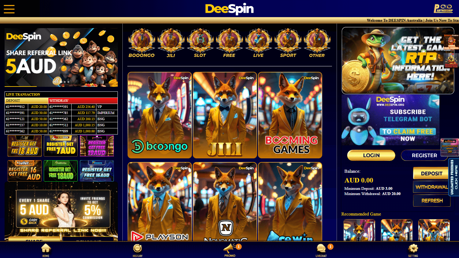 DeeSpin Casino