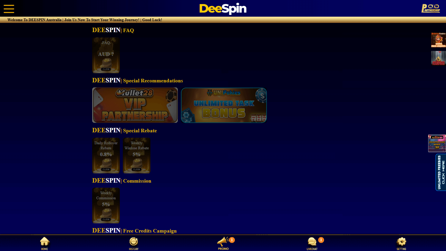 DeeSpin Casino