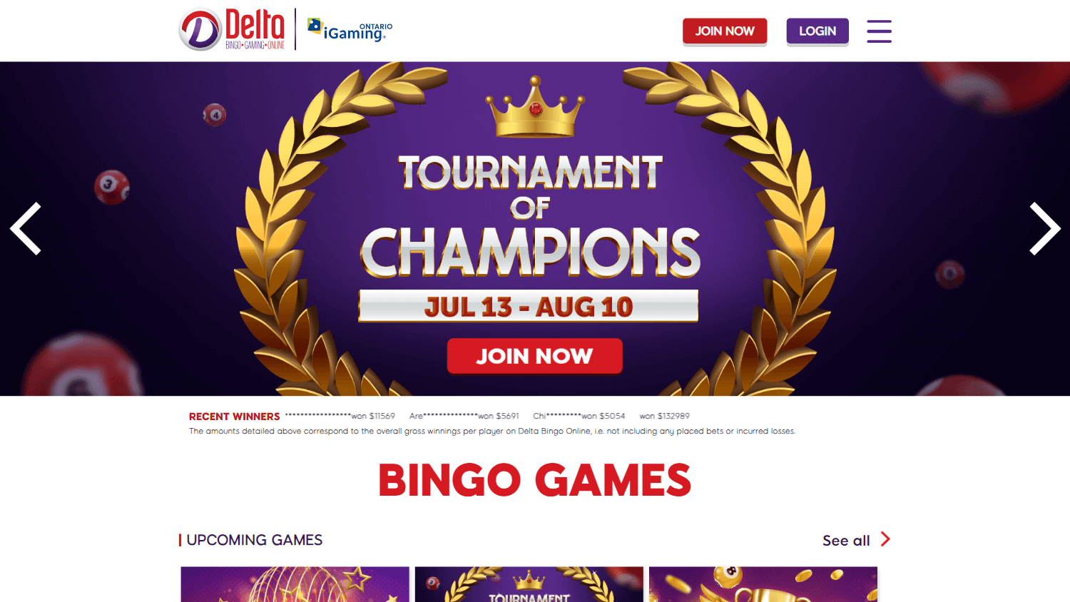 Delta Bingo Online Casino