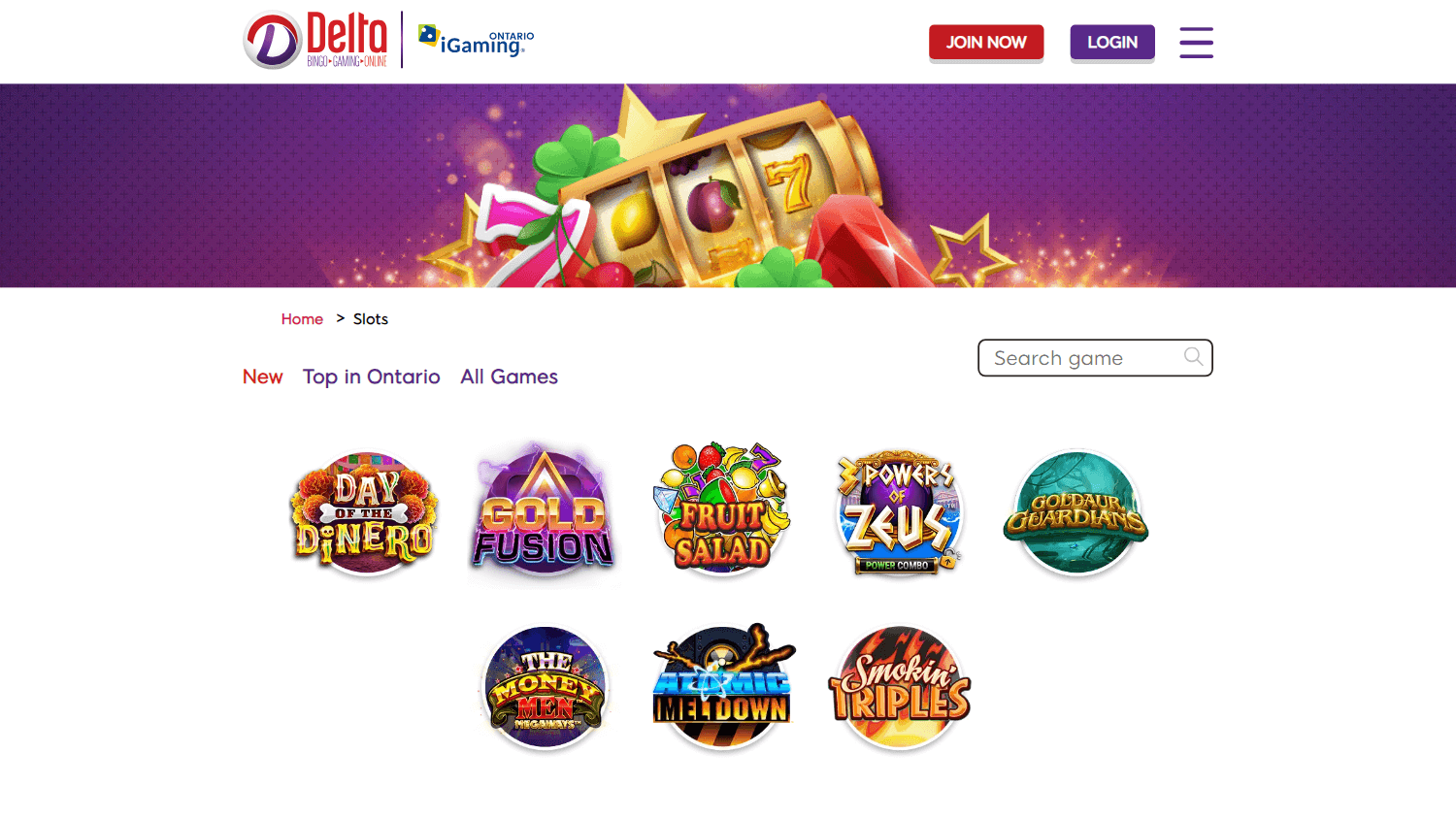 Delta Bingo Online Casino