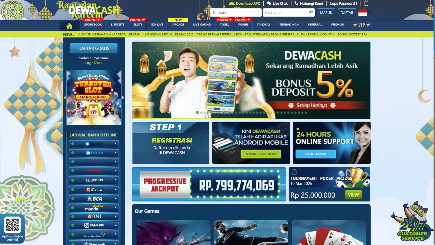 DEWACASH Casino