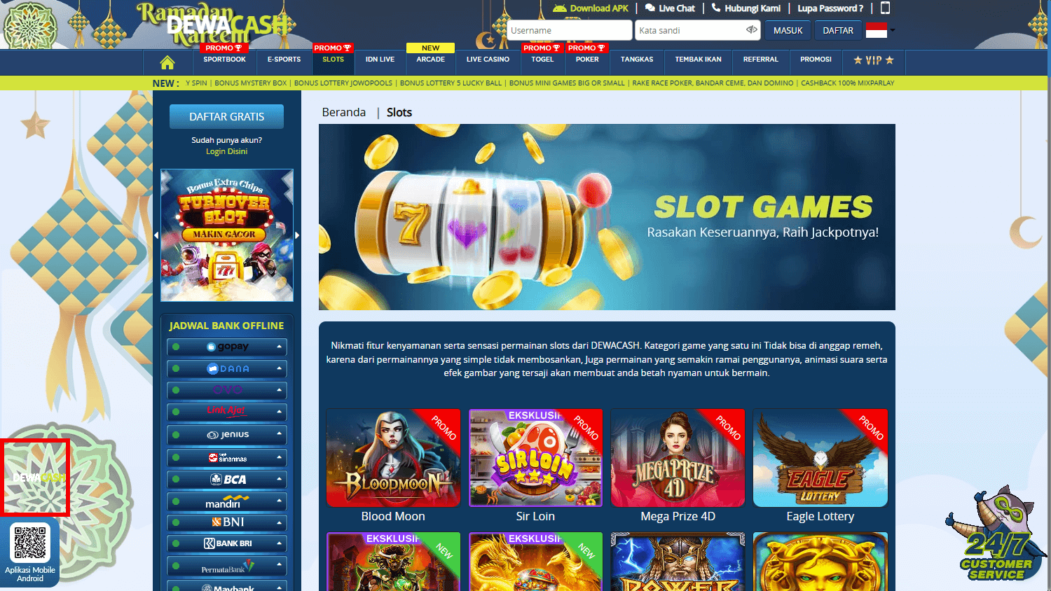 DEWACASH Casino