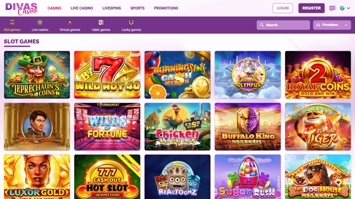 Divas Luck Casino