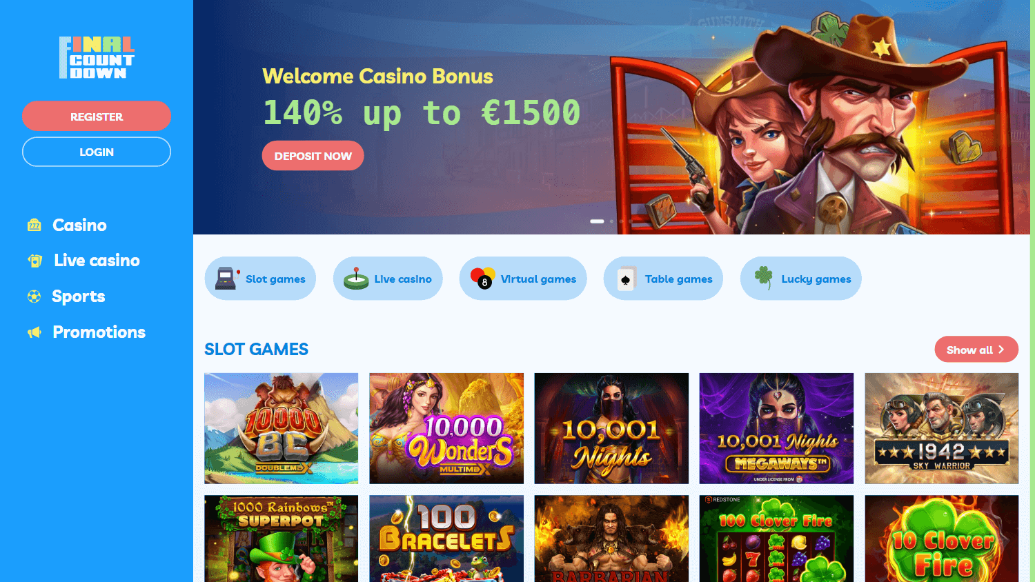 FinalCountdown.io Casino
