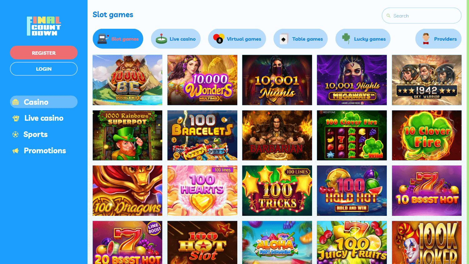 FinalCountdown.io Casino