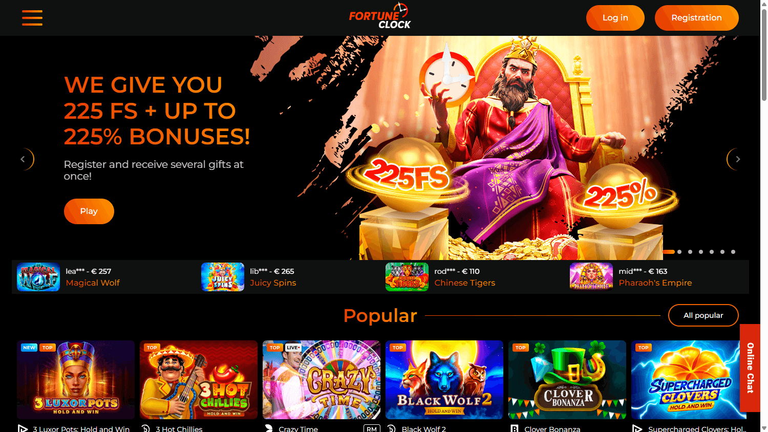 Fortune Clock Casino