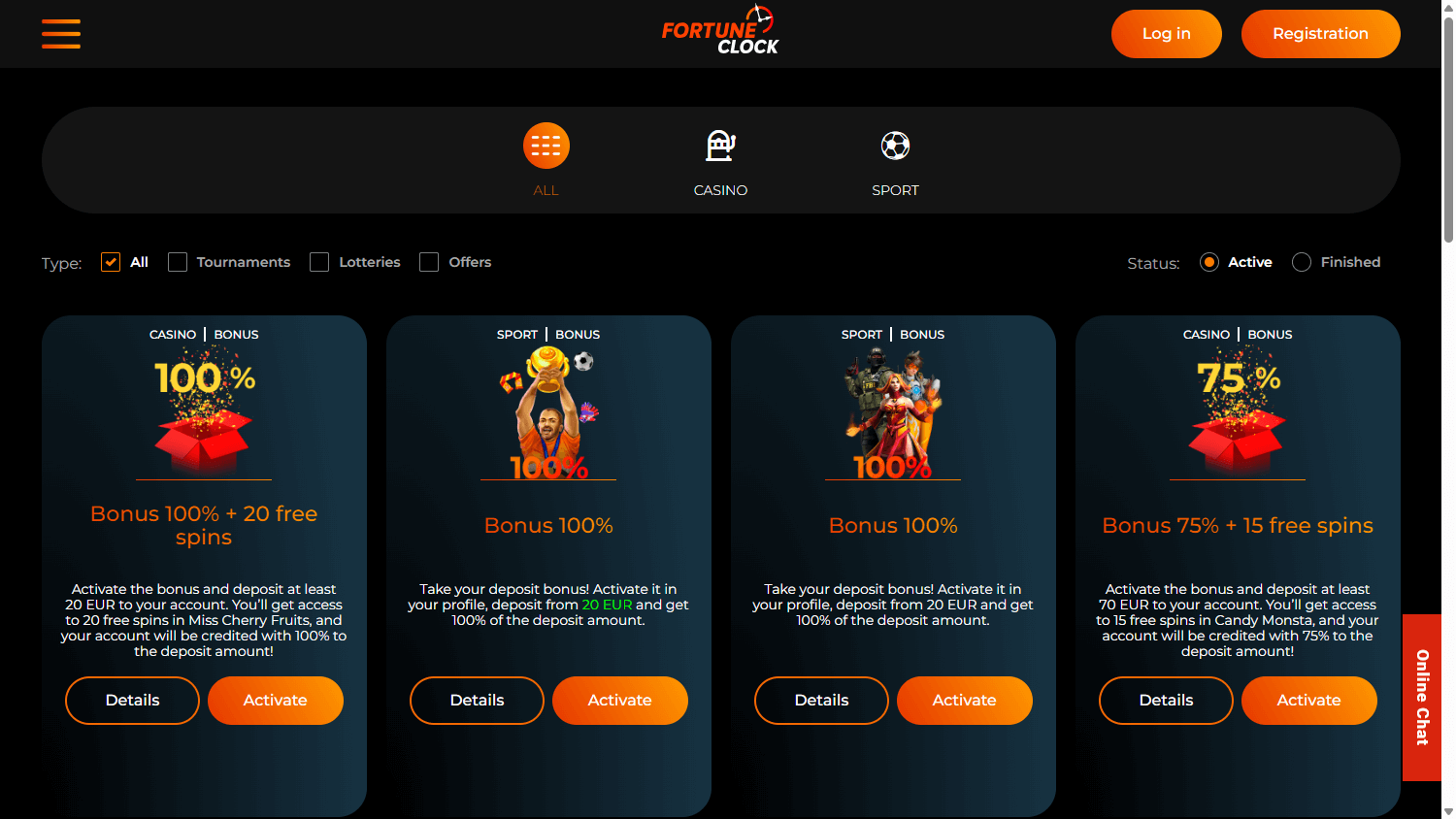 Fortune Clock Casino