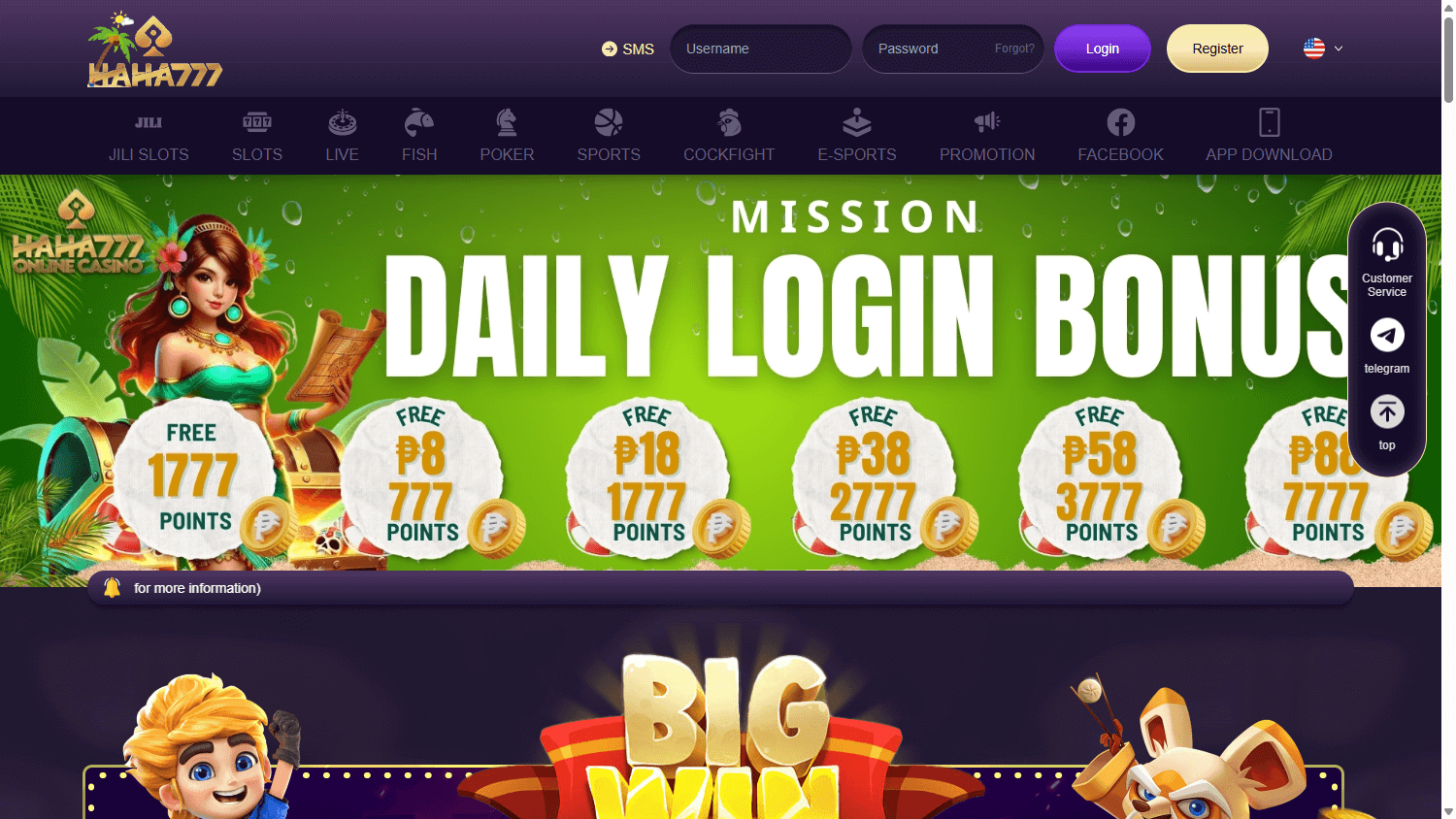HAHA777 Casino