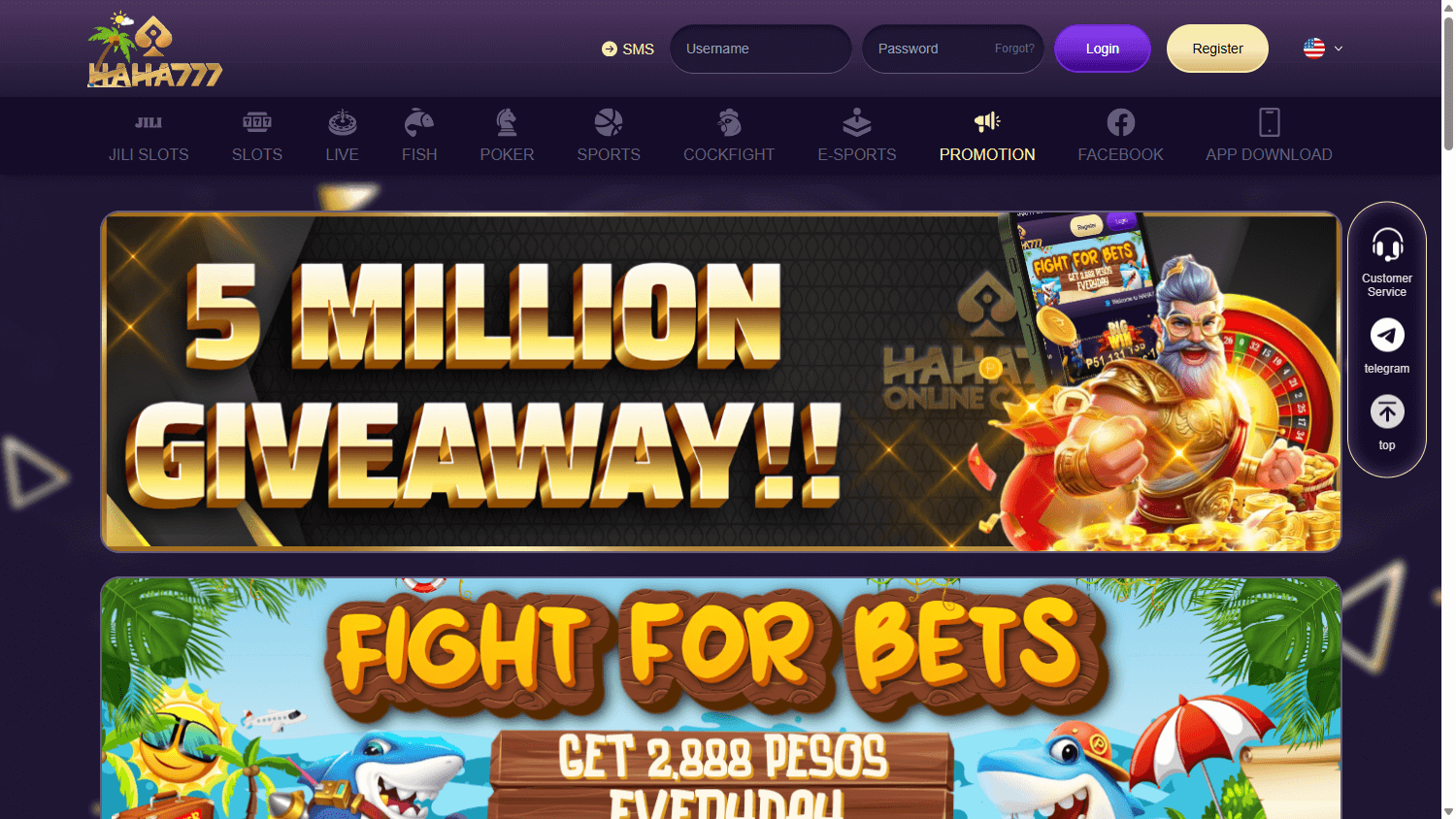 HAHA777 Casino