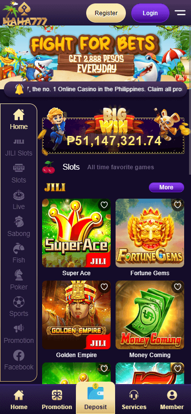 HAHA777 Casino