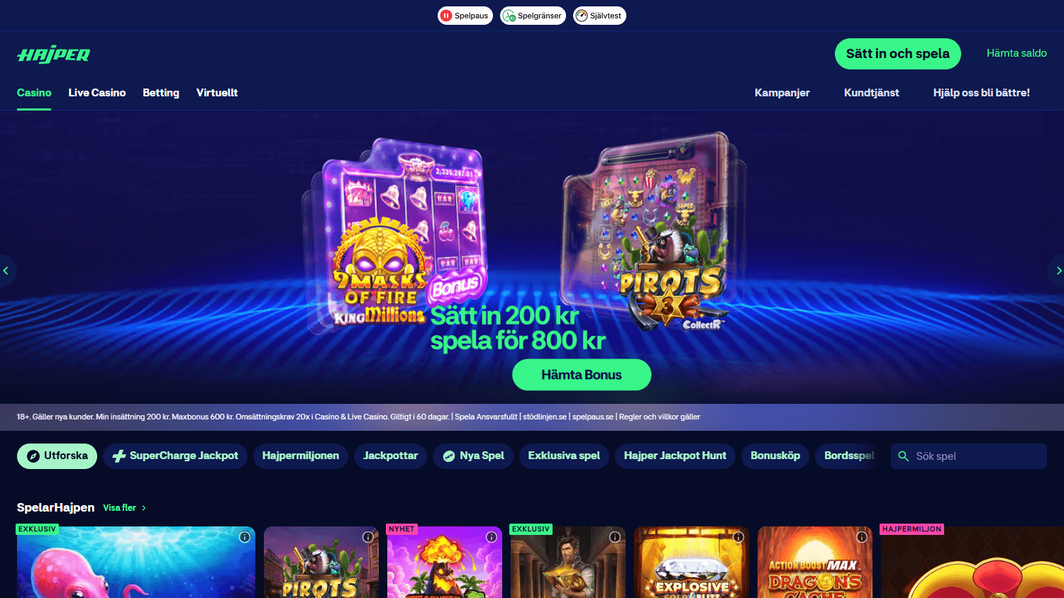Hajper Casino