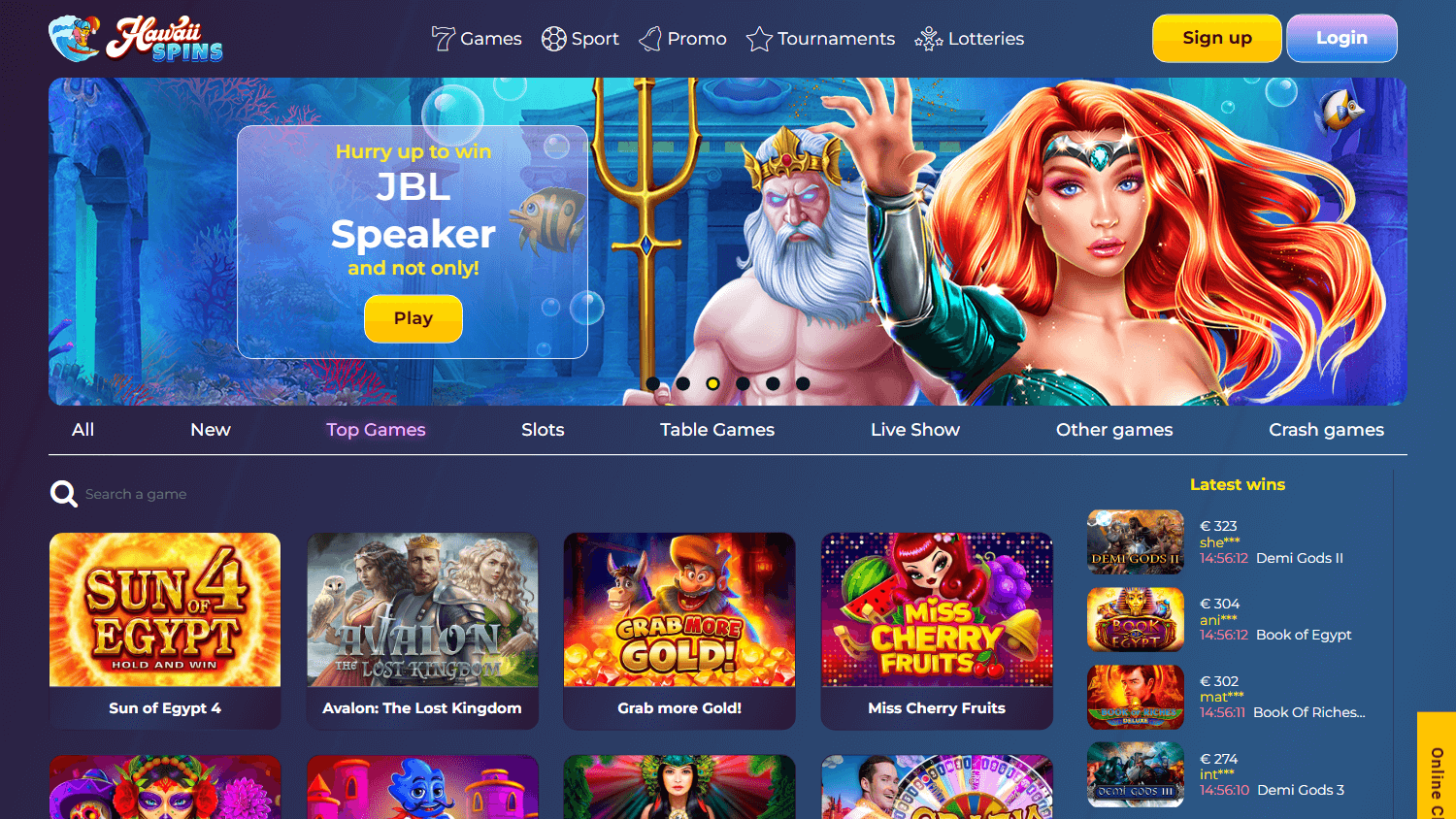Hawaii Spins Casino