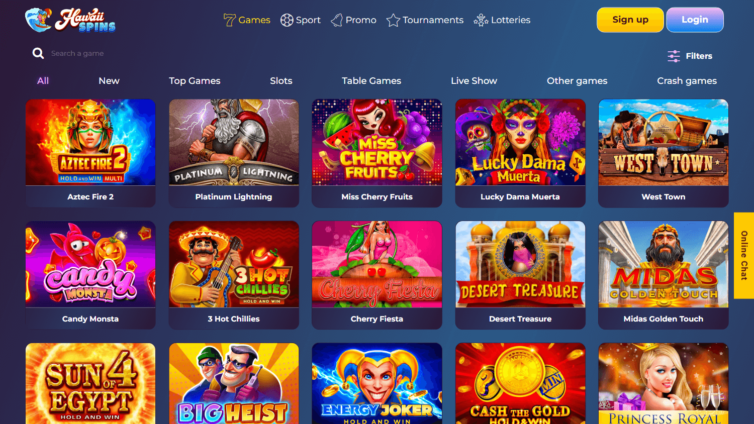 Hawaii Spins Casino
