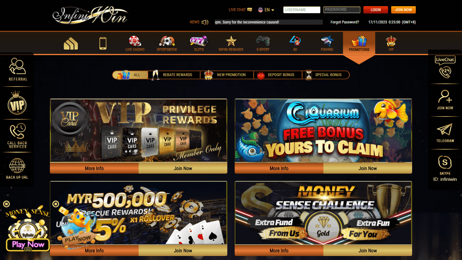 Infiniwin Casino