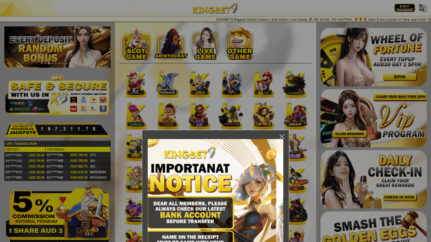 KingBet9 Casino