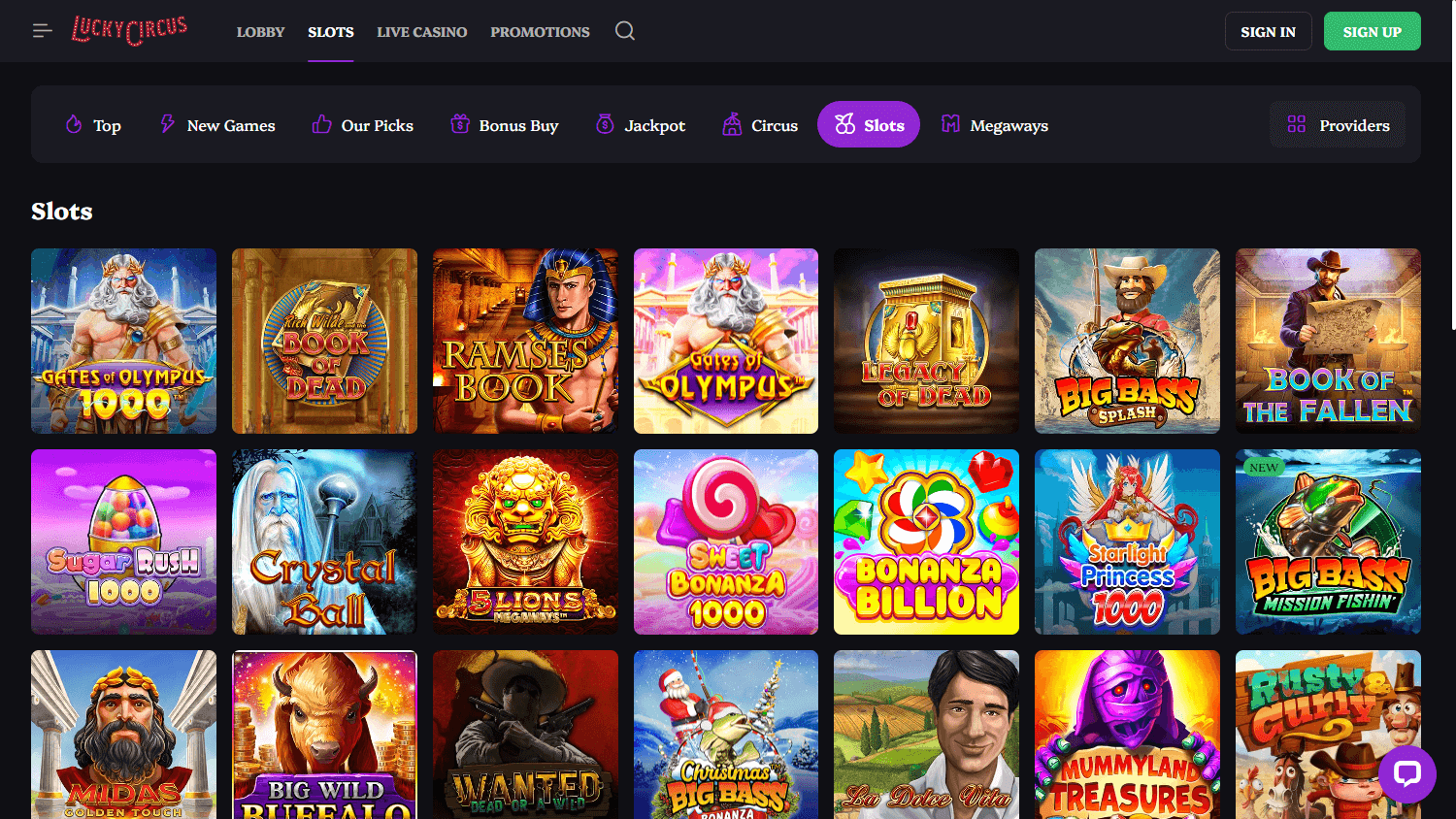 Lucky Circus Casino