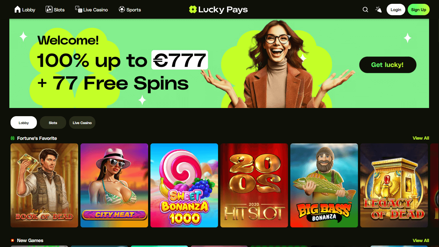 Lucky Pays Casino