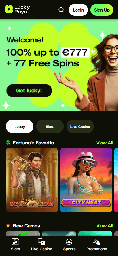 Lucky Pays Casino