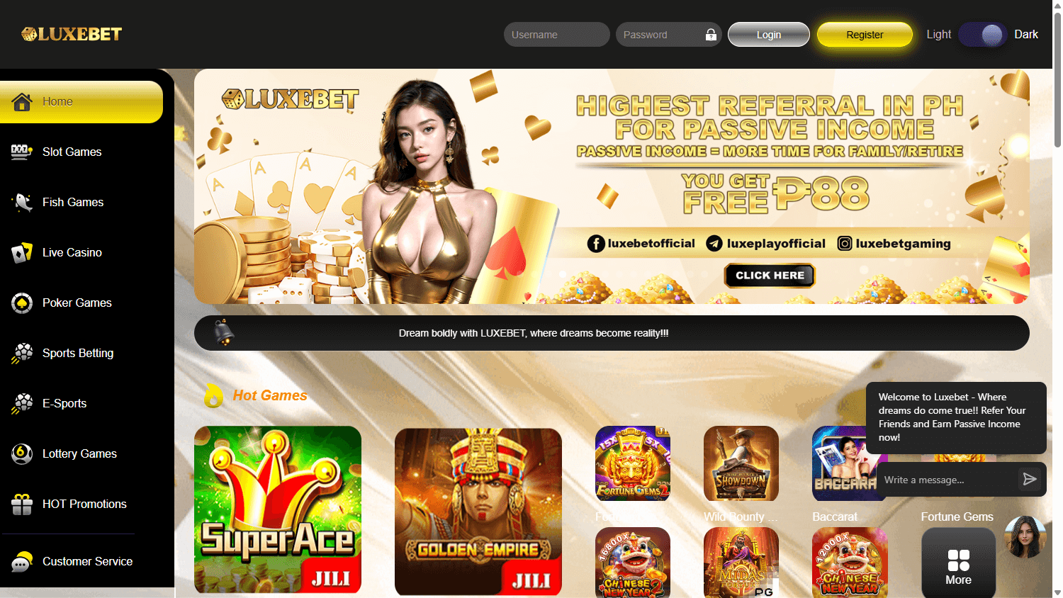 LUXEBET Casino