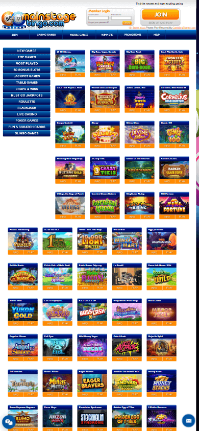 Mainstage Bingo Casino