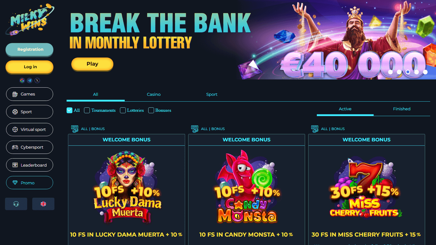 Milky Wins Casino