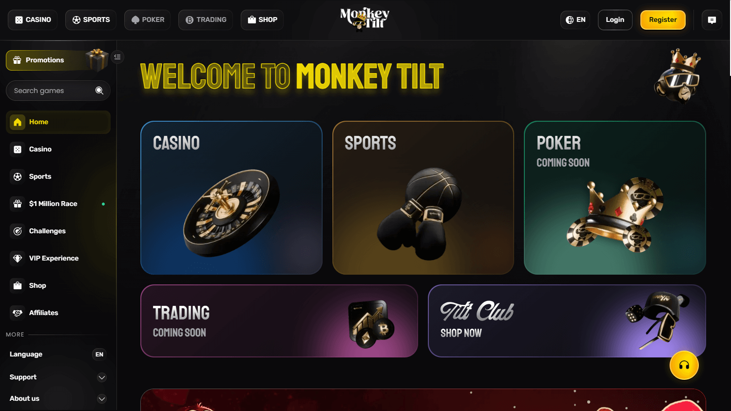 MonkeyTilt Casino