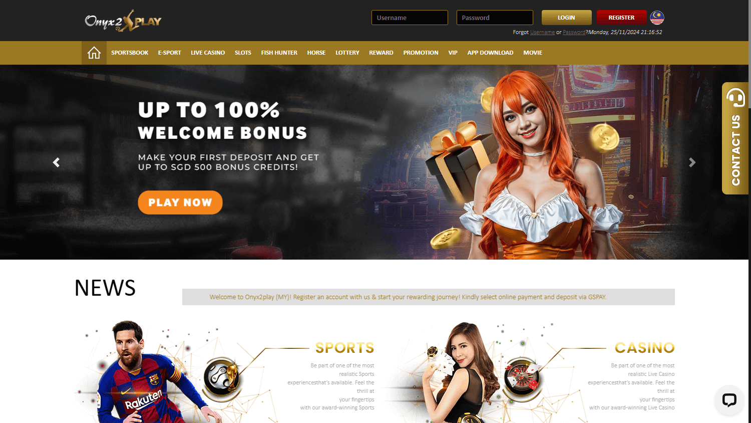 Onyx2play Casino