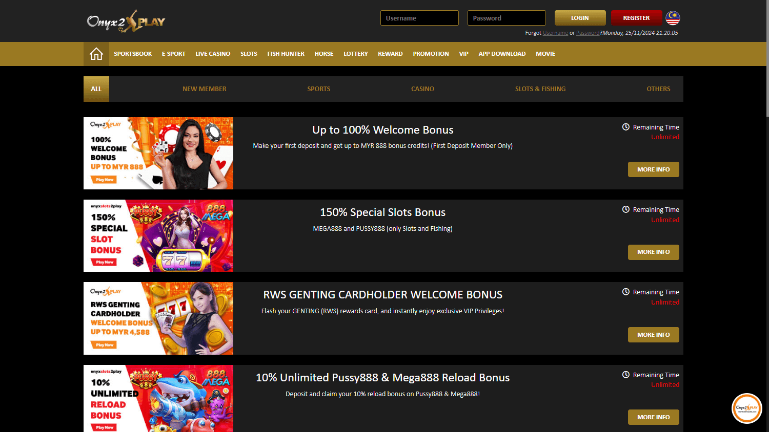 Onyx2play Casino