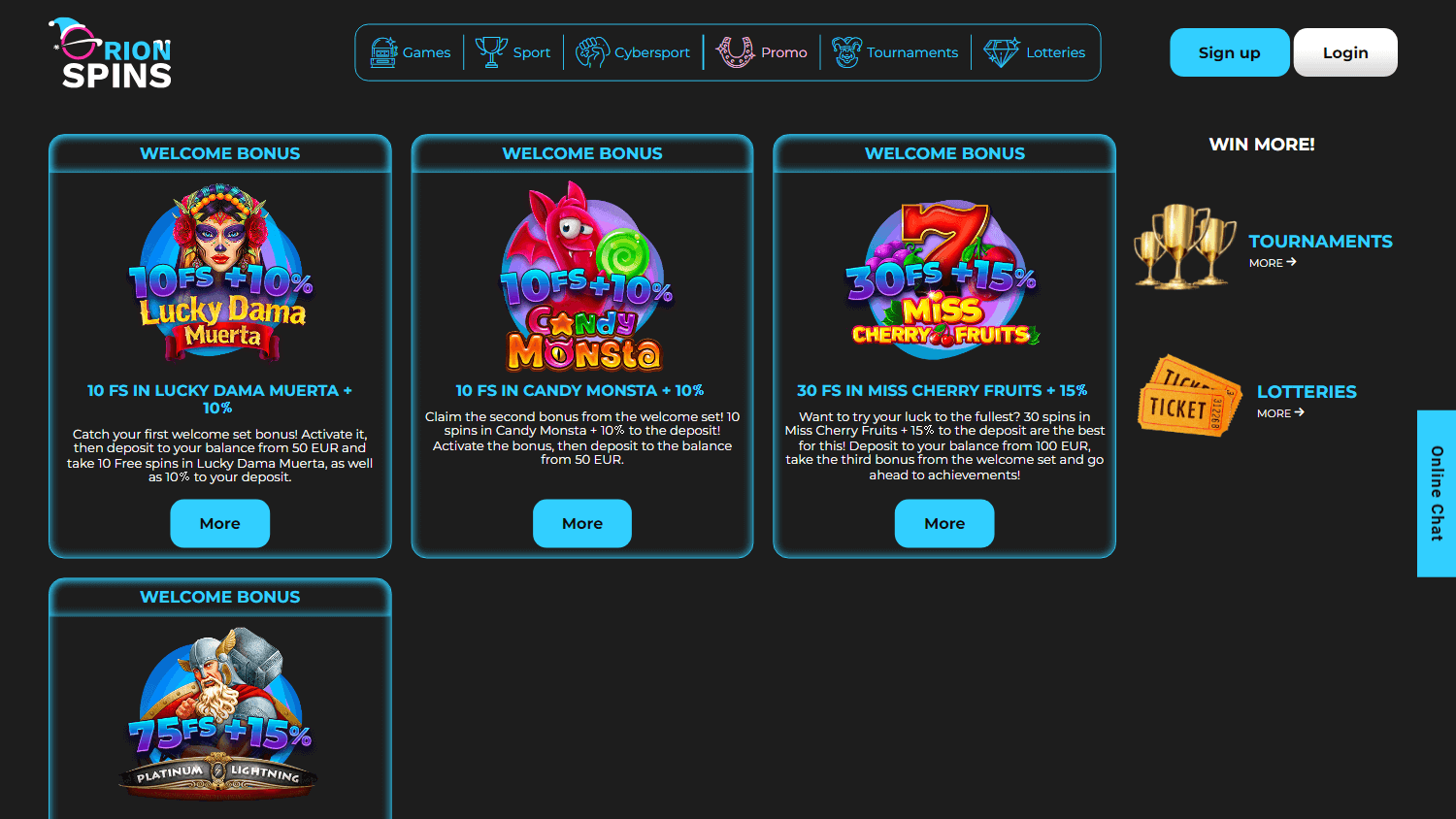 Orion Spins Casino