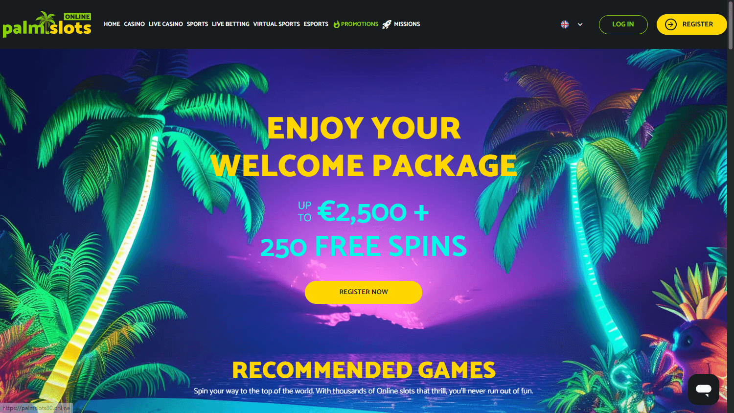 PalmSlots Casino
