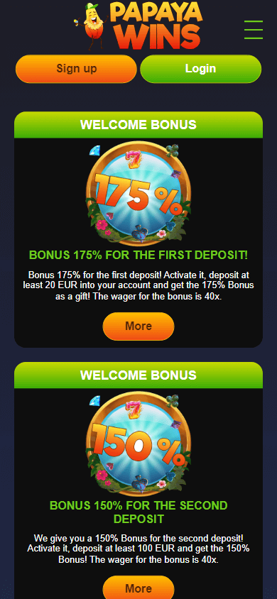 Papaya Wins Casino