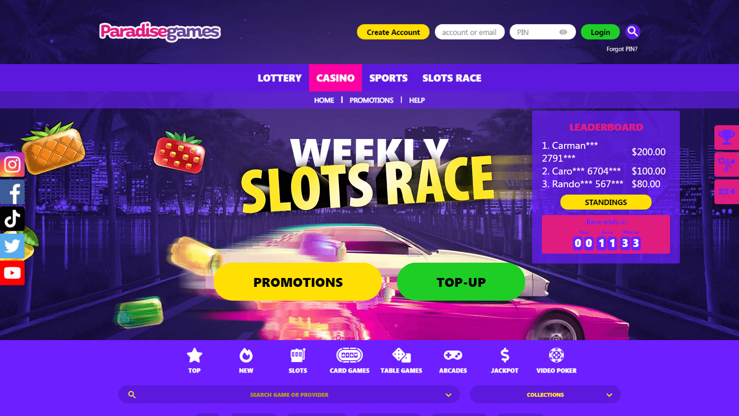 ParadiseGames Casino
