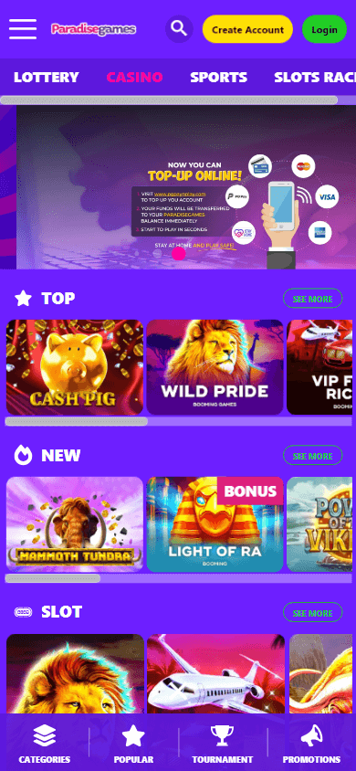 ParadiseGames Casino